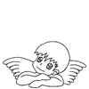 Christmas Coloring Pages Angel