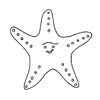 Peach Sea Star